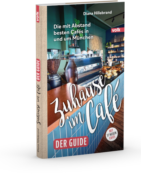 3D Cover des Buchs 'Zuhause im Café - der Guide', 3. Auflage, von Diana Hillebrand