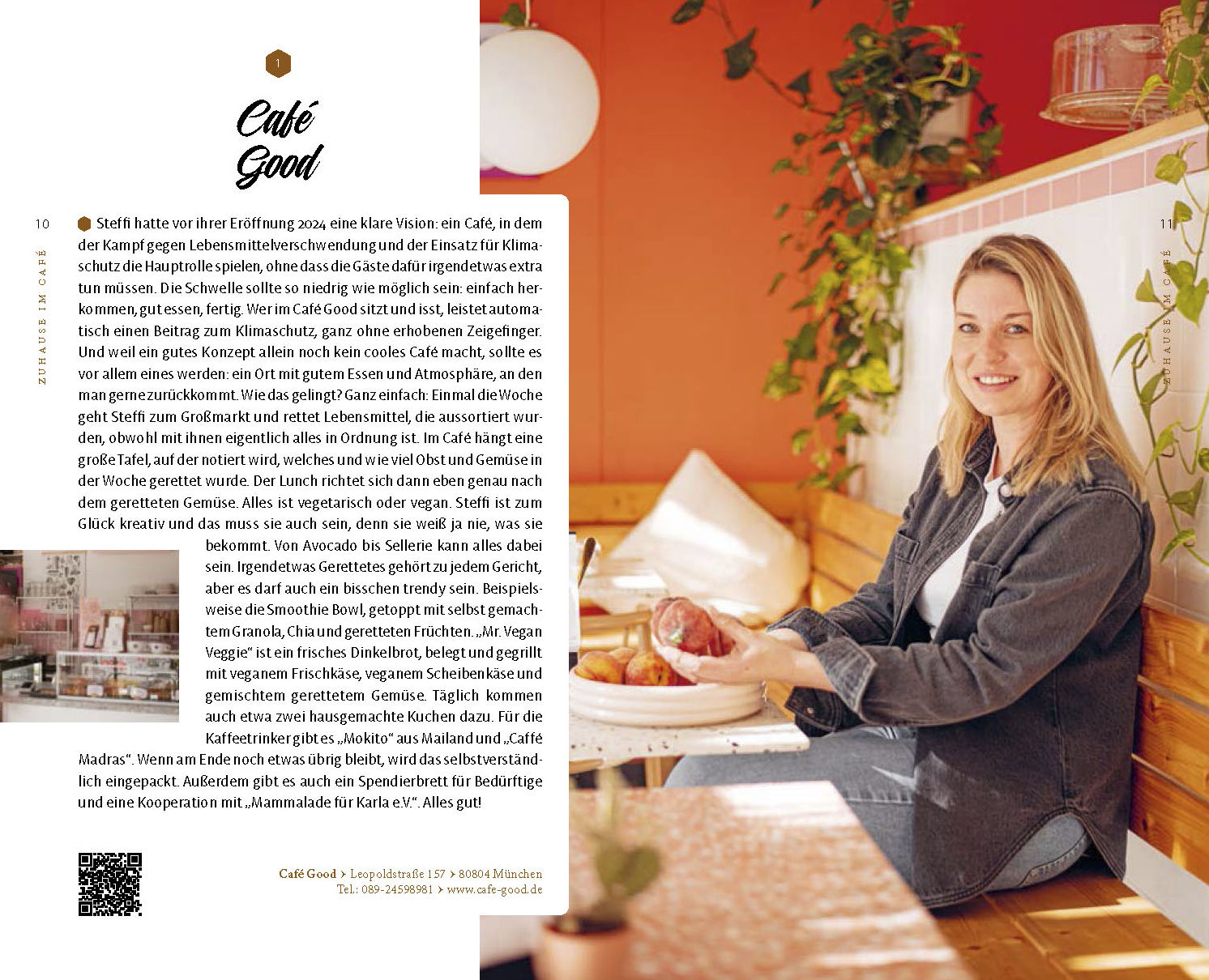 Leseprobe von 'Zuhause im Café - der Guide' Seite 10 und 11
