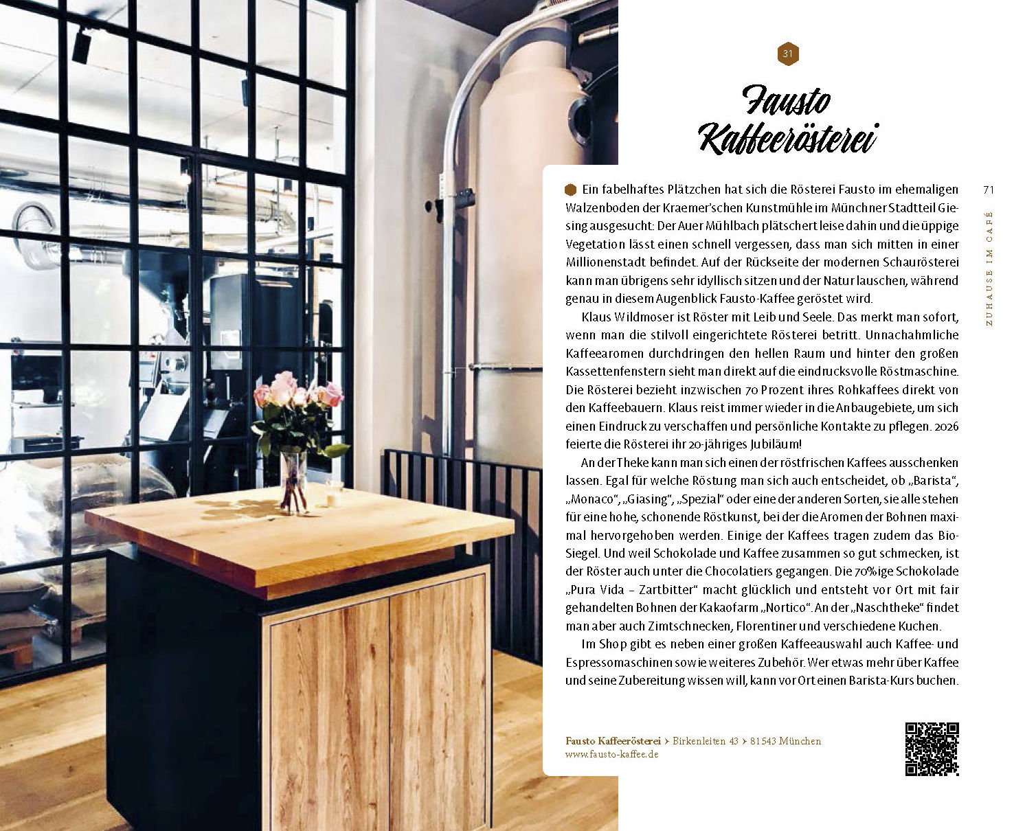 Leseprobe von 'Zuhause im Café - der Guide' Seite 70 und 71